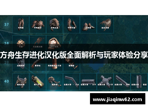 方舟生存进化汉化版全面解析与玩家体验分享